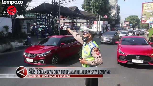 Urai Kemacetan Libur Panjang, Polisi Terapkan Buka Tutup Menuju Objek Wisata Lembang