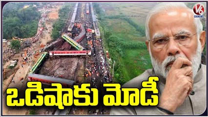 PM Modi To Visit Odisha Train Incident Site , Meet Survivors _ V6 News