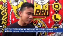 Tolak Kaesang Maju di Pilkada Depok, Gibran: Tidak Usah di Depok dan Jangan di Solo