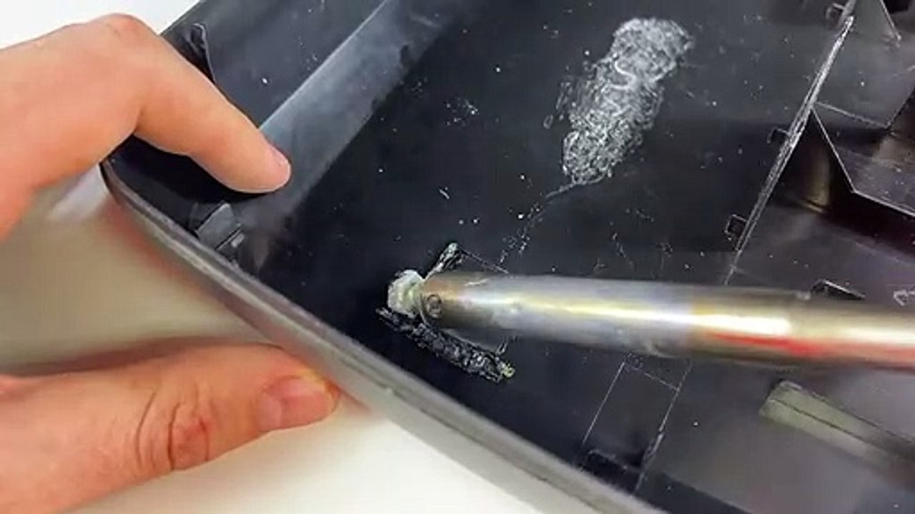 Ingenious way to repair broken plastics with plastic welding method
