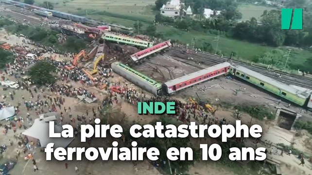 Inde : au moins 288 morts dans la pire catastrophe ferroviaire en 10 ans