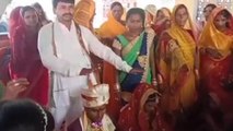 अनोखी शादी: दुल्हा-दुल्हन ने मंदिर में रचाई शादी, दहेज में लड़की वालों ने दिया पौधा