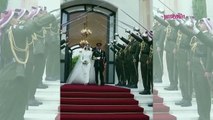 Ürdün Veliaht Prensi Hüseyin evlendi! Suudi Arabistanlı gelinin ayakkabı tercihi olay oldu