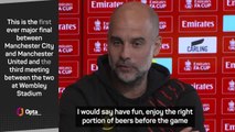 Guardiola urges City fans to have 'the right amount of beer'