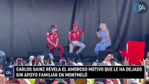 Carlos Sainz revela el amoroso motivo que le ha dejado sin apoyo familiar en Montmeló