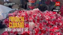 Aseguran fábrica de Coca-Cola pirata en Los Reyes La Paz, Edomex