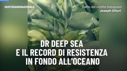 Dr DeepSea e il record di resistenza in fondo all'Oceano