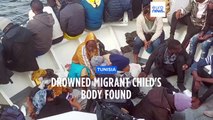 Body of toddler found by Tunisian coastguards after sinking of migrant boat