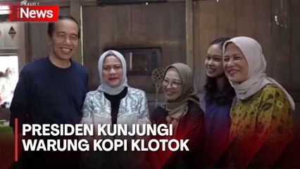 Jokowi Puji Kenikmatan Rasa Menu Warung Kopi Klotok