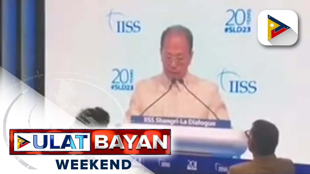 Posibleng pagbuo ng VFA sa pagitan ng Pilipinas at Japan, tinalakay sa IISS Shangri-La Dialogue...