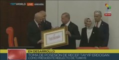Recep Tayyip Erdogan recibe tercera investidura presidencial