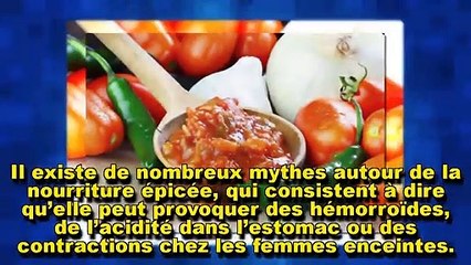 Nourriture épicée _ avantages et inconvénients