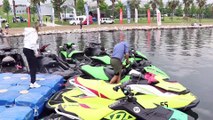 KOCAELİ - Türkiye Su Jeti ve Flyboard Şampiyonası, Kocaeli'nin ev sahipliğinde başladı