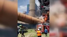 Afşin-Elbistan B termik santralinde yangın çıktı