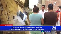 Terror en Chorrillos: personas de mal vivir realizan disparos al aire