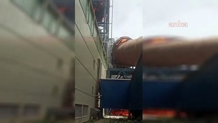 Afşin Elbistan Termik Santrali'nde Çıkan Yangında Soğutma Çalışmaları Başladı, Camilerden Vatandaşlara ' Maske Takın' Çağrısı Yapıldı