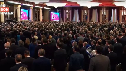 Cumhurbaşkanı Erdoğan'ın yeni dönemi için Külliye'de tören düzenlendi