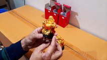 Unboxing and Review of 3 Resin Feng Shui Laughing Buddha with Wealth for Money Success and Happiness