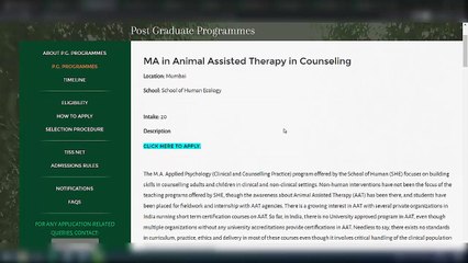 Tiss new courses information