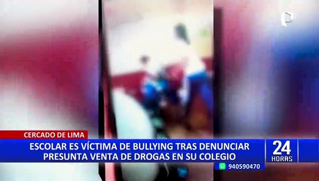 Madre denuncia que su hija es víctima de bullying tras denunciar venta de droga en colegio