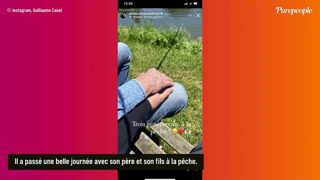 Guillaume Canet : Précieux moment avec son fils Marcel et son père Philippe