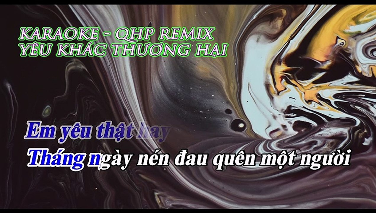 KARAOKE REMIX - YÊU KHÁC THƯƠNG HẠI