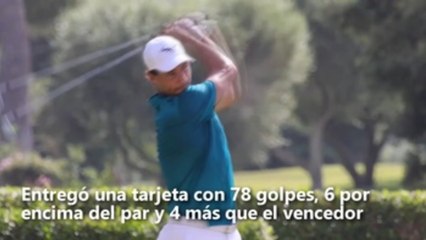 Nadal, quinto en el campeonato de golf absoluto de Baleares