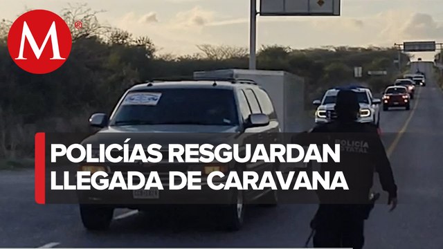 Llega caravana migrante desde Estados Unidos a Querétaro