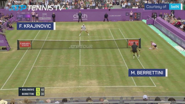 Berrettini retains Queen's title in dominant fashion