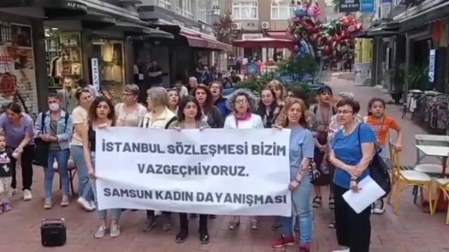 Samsun Kadın Dayanışması: İstanbul Sözleşmesi'ni Savunuyoruz ve Bundan Vazgeçmeyeceğiz