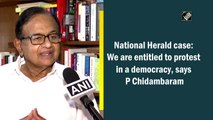 National Herald Case: We are entitled to protest in a democracy, says P Chidambaram