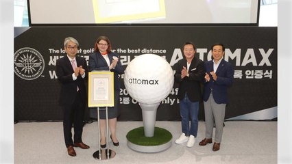 [기업] 코오롱 '아토맥스' 골프공, '세계 최장 비거리' 인증 / YTN