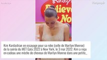 Kim Kardashian a-t-elle massacré la robe de Marilyn Monroe ? Des photos déchaînent les critiques