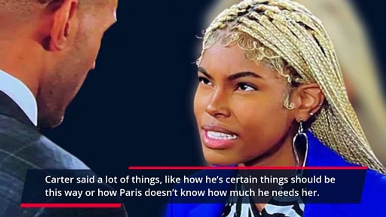 49 The Bold and The Beautiful Spoilers Paris Can't Notice Carter's Negative Alarm.