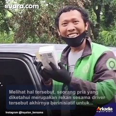 Aksi Solidaritas Ojol Bikin Warganet Terharu