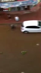 Selde sürüklenen karpuzlar için seferber oldular