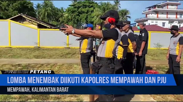 Polres Mempawah Gelar Kejuaraan Menembak Dalam Rangka Hari Bhayangkara ke-76