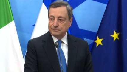 Draghi: lavoriamo con Israele per ridurre dipendenza da gas russo