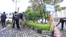 Peringati Hari Bhayangkara Ke-76, Polres Sukoharjo Gelar Bersih-bersih Tempat Ibadah