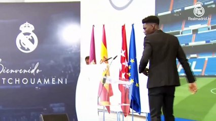 Palabras de Tchouaméni en su presentación en el Real Madrid