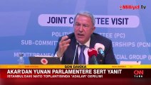 NATO toplantısında gerilim! Bakan Akar'dan Yunan parlamentere tepki