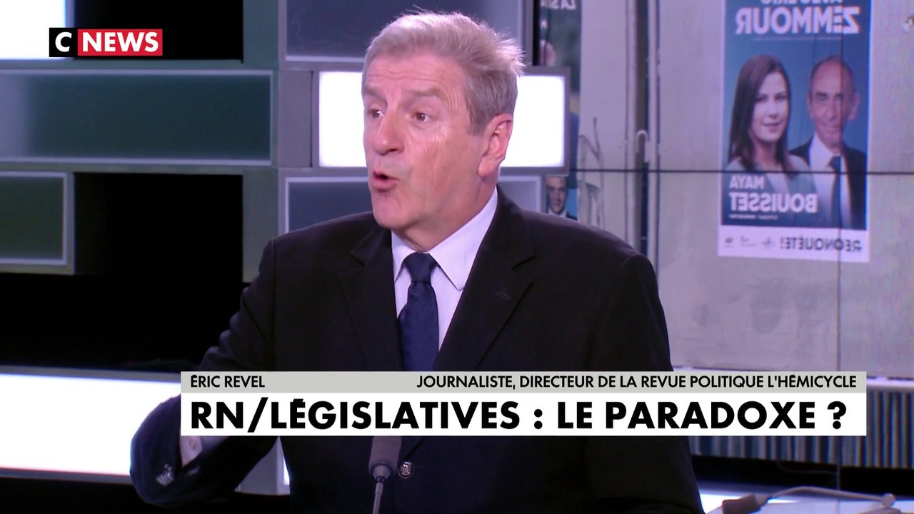 Eric Revel : «Zemmour a normalisé Marine Le Pen. Elle fait beaucoup moins peur qu’avant»