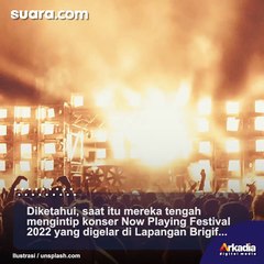 Demi Bisa Nonton Konser, Ayah Ini Angkat Anaknya Lewat Pagar