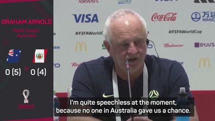 Arnold 'speechless' as Australia qualify for Qatar 2022