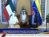 Presidente Maduro se reúne con el presidente de la Asamblea Nacional de Kuwait Marzouq Al-Ghanim