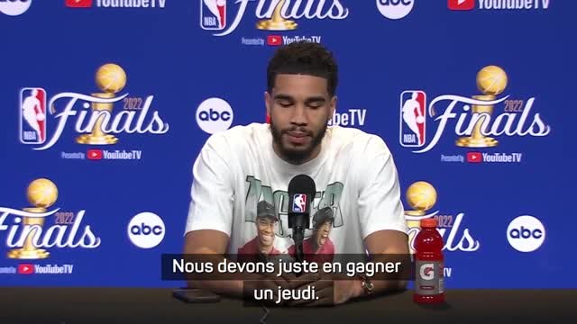 Celtics - Tatum : Nous avons déjà été dans cette situation, ce n'est pas fini