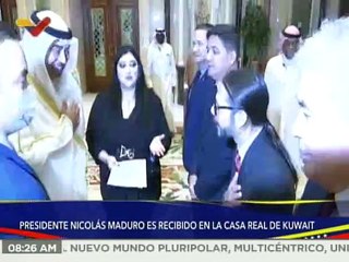 Presidente Maduro es recibido por el Primer Ministro de Kuwait el Jeque Sabah al Khalid al Sabah