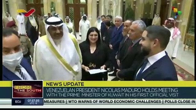 Kuwait's Royal House receives Venezuelan president Nicolas Maduro