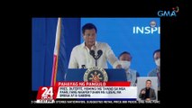 Pres. Duterte,humingi ng tawad sa mga pamilyang naapektuhan ng ilegal na droga at e-sabong | 24 Oras