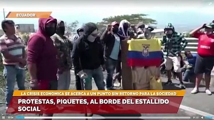 Protestas, piquetes, al borde del estallido social